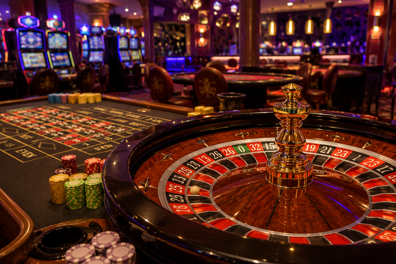 Roulette et jeux de table Casino Aix les Bains